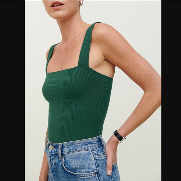 Pair of Reformation Canyon Knit Tank Tops, Size XL - Picture 8 of 9